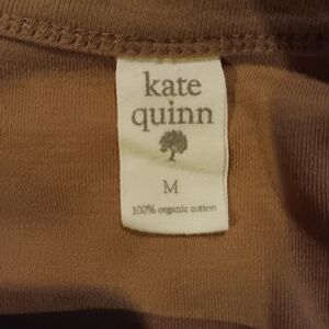 kate quinn Organic Cotton Brown Casual Dress With Pockets